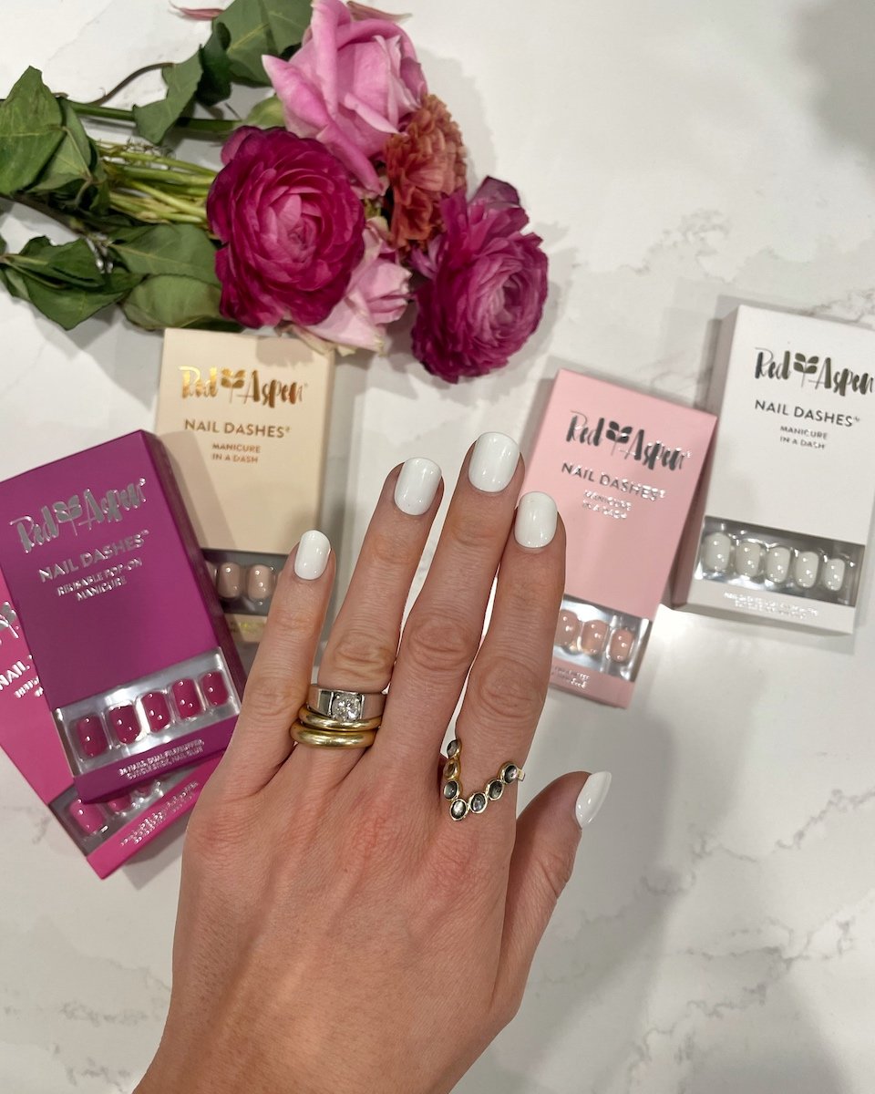 red aspen nail dashes