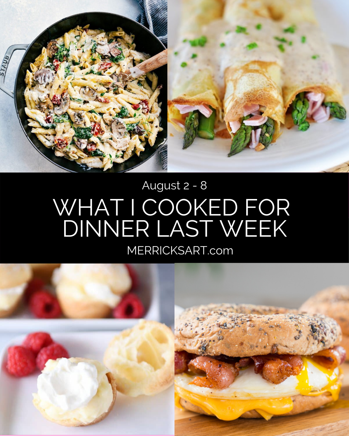 weekly family menu