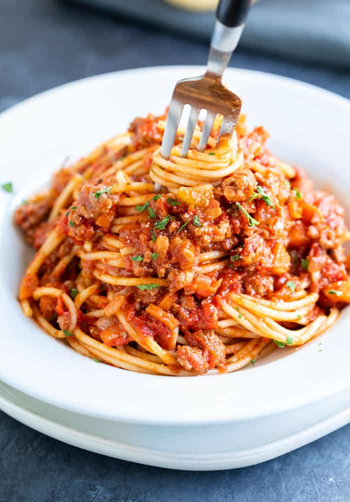 dinner ideas bolognese