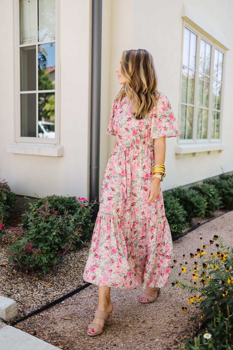 floral maxi dress