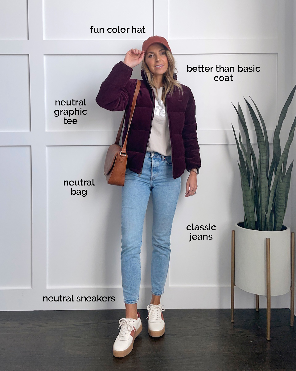 purple pufferjacket