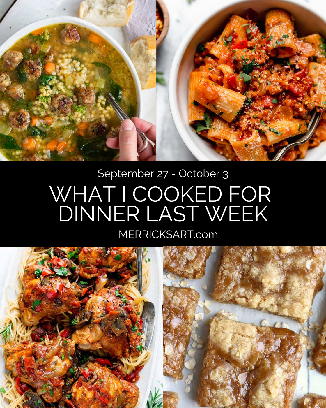 dinner ideas october