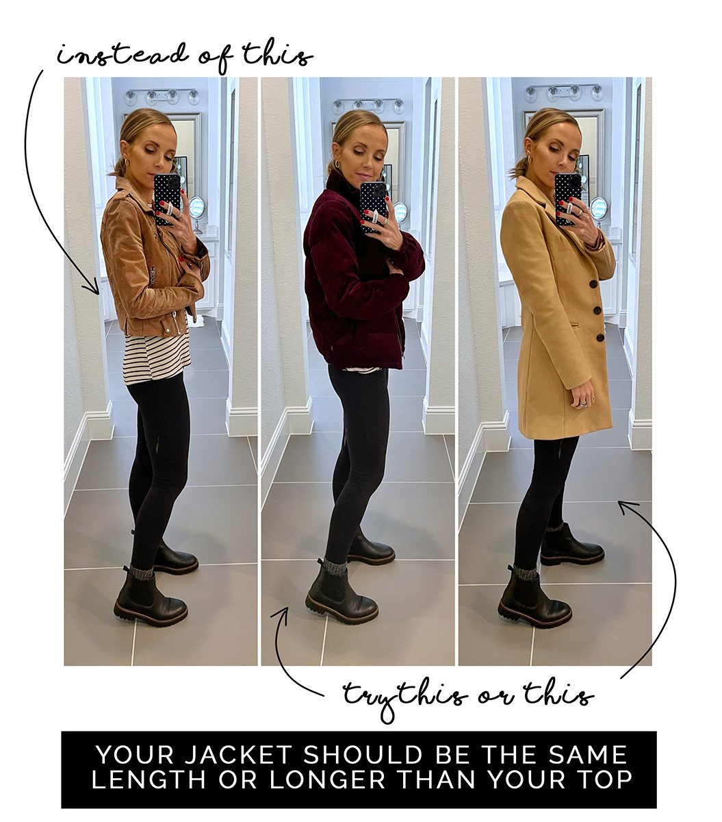 jackets with longer tops