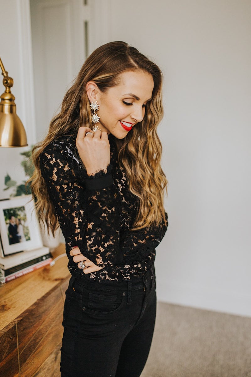 christmas earrings