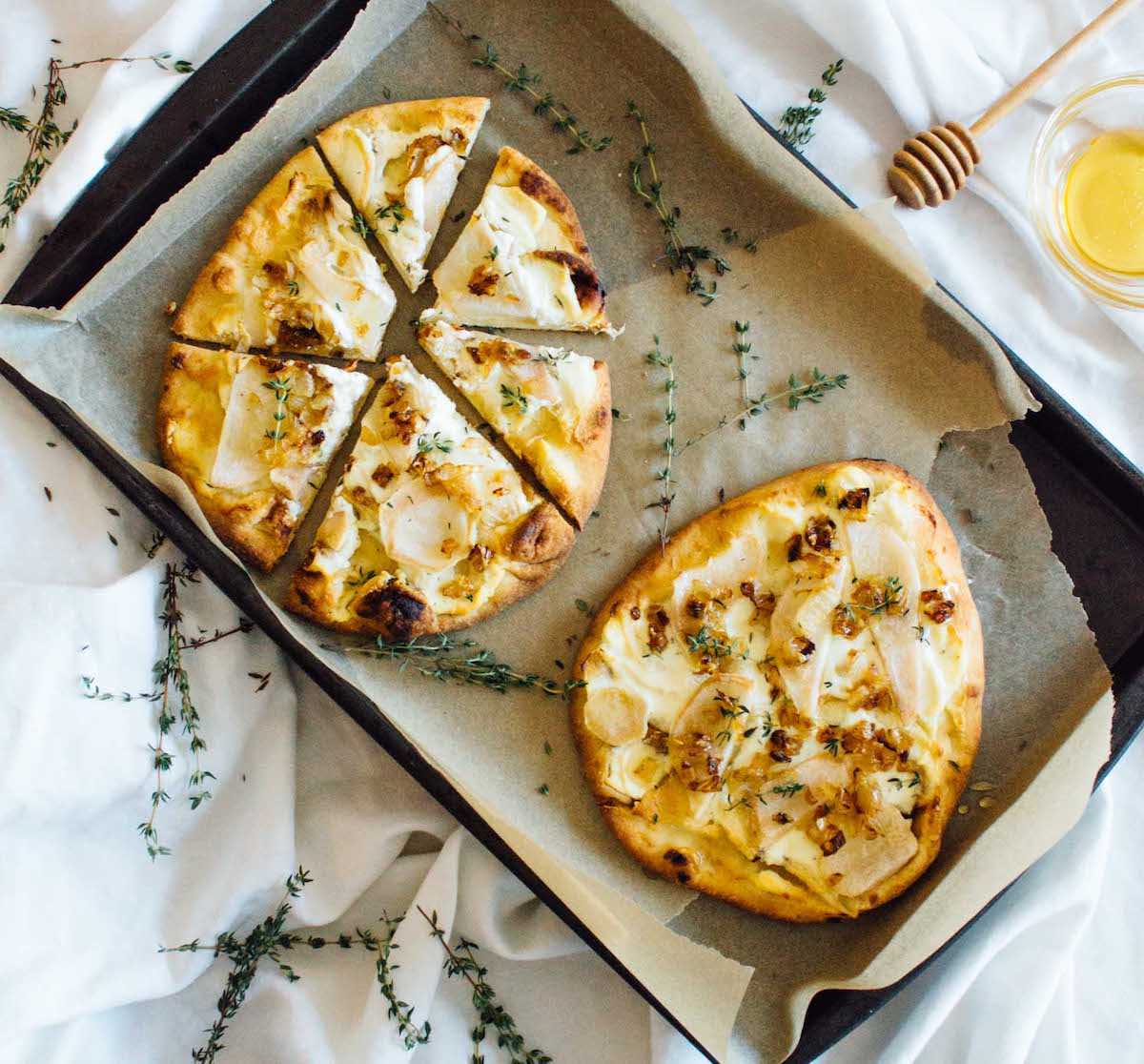 dinner ideas goat cheese pizza
