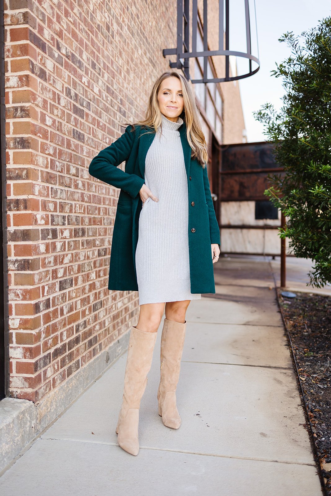 WINTER sweater dress
