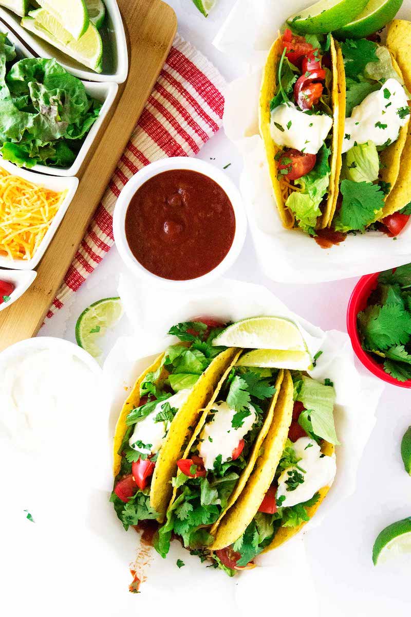 dinner ideas ground beef tacos