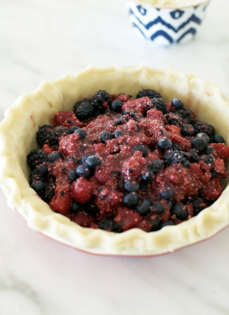 dinner ideas berry pie