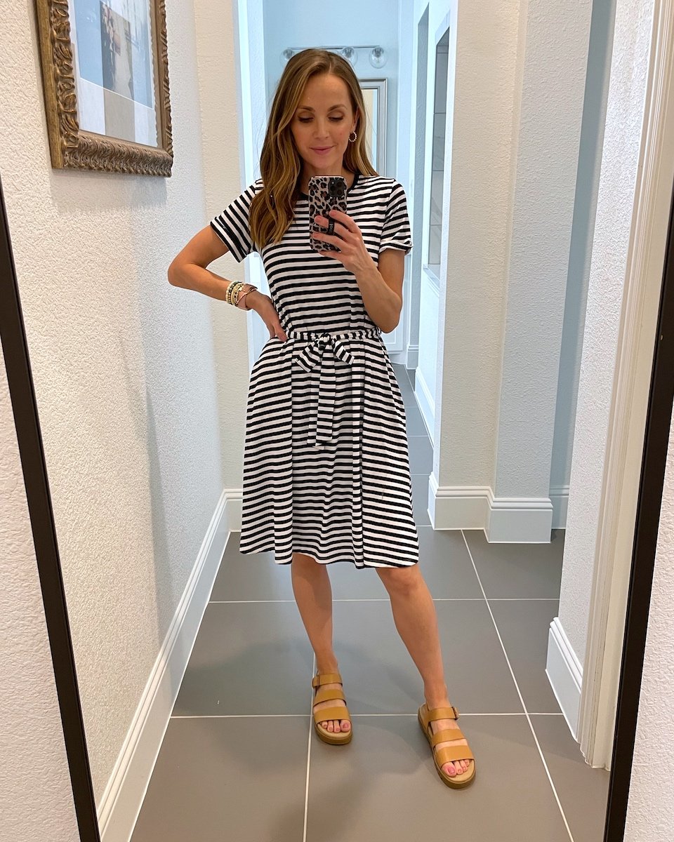 jumpsuit with platform sandals