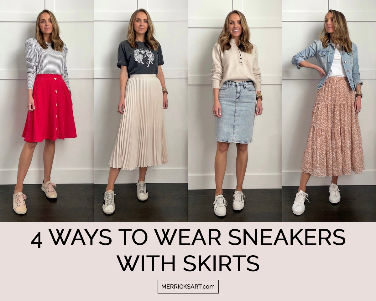 sneakers with skirts