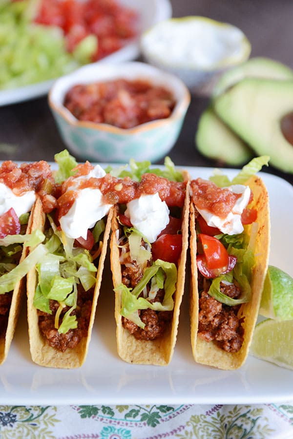 dinner ideas beef tacos