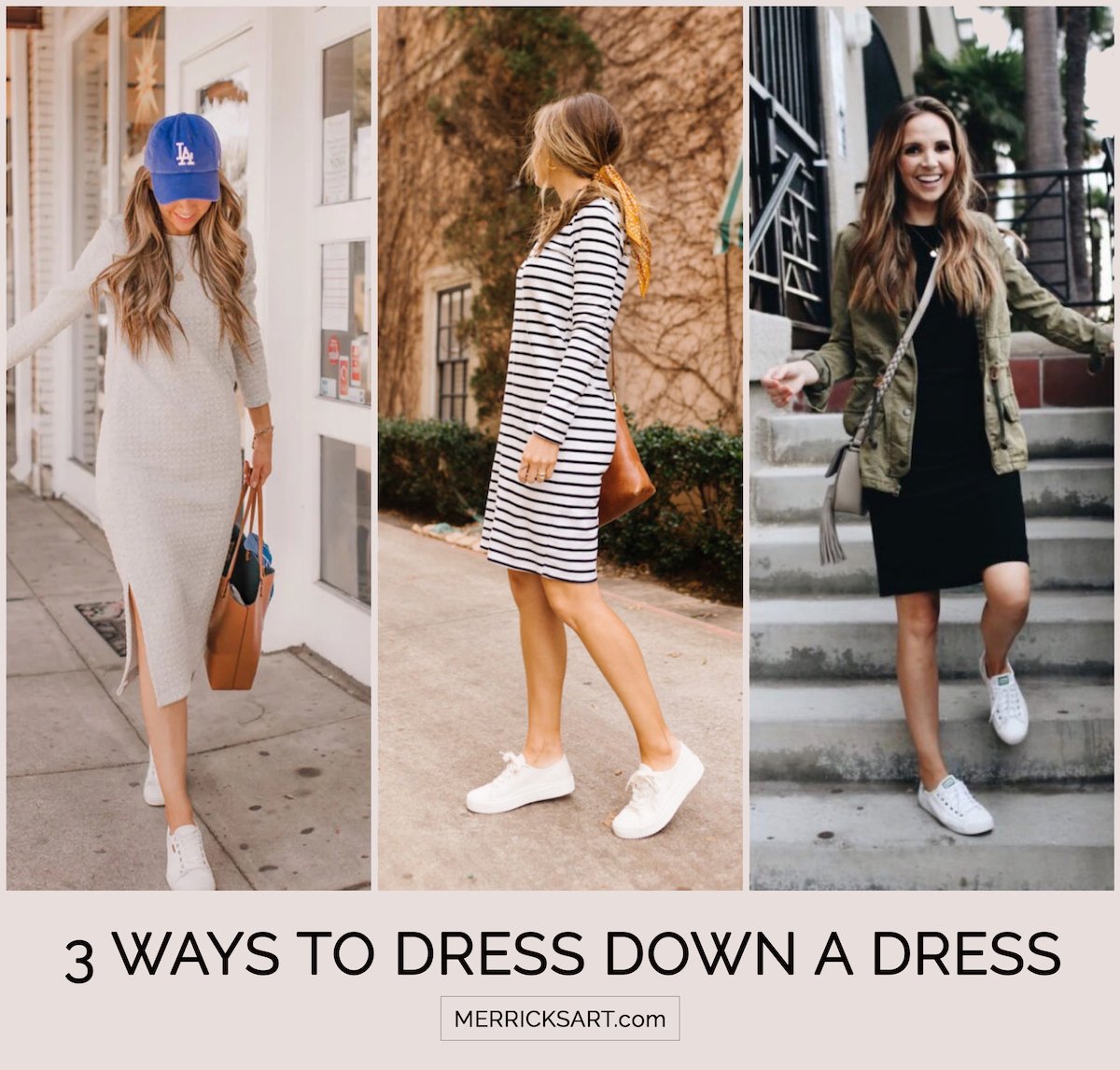 how to dress down a dress
