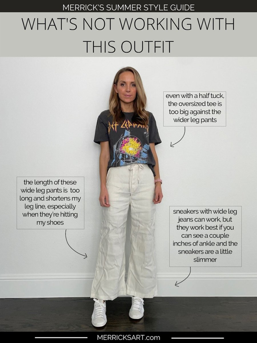 wide leg pants before