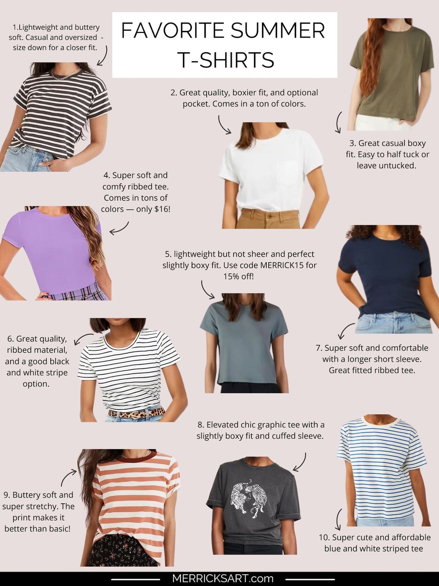 favorite summer t-shirts