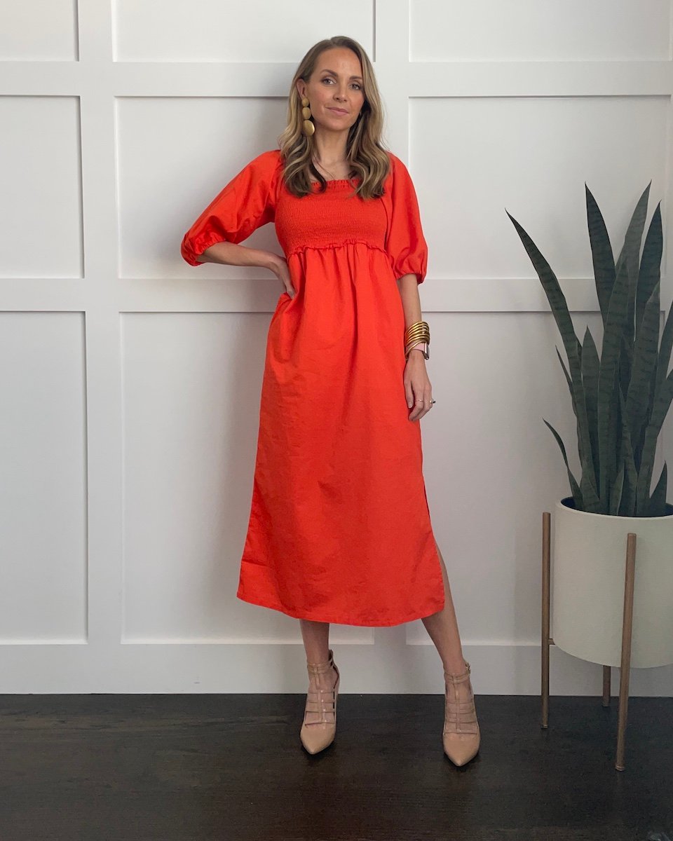 dressed up smocked dress