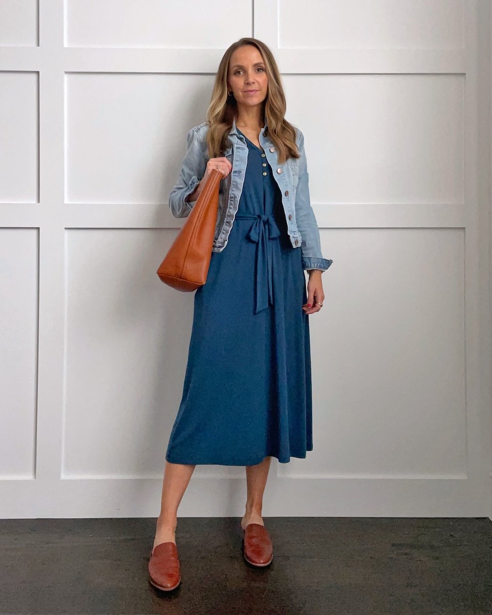 merrick white collection slate dress