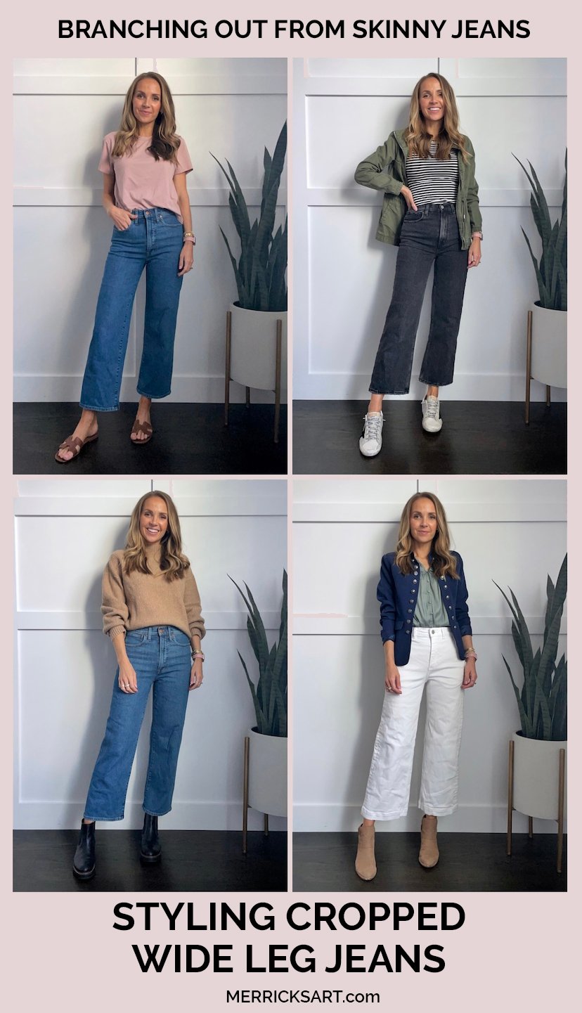 wide leg jean outfits