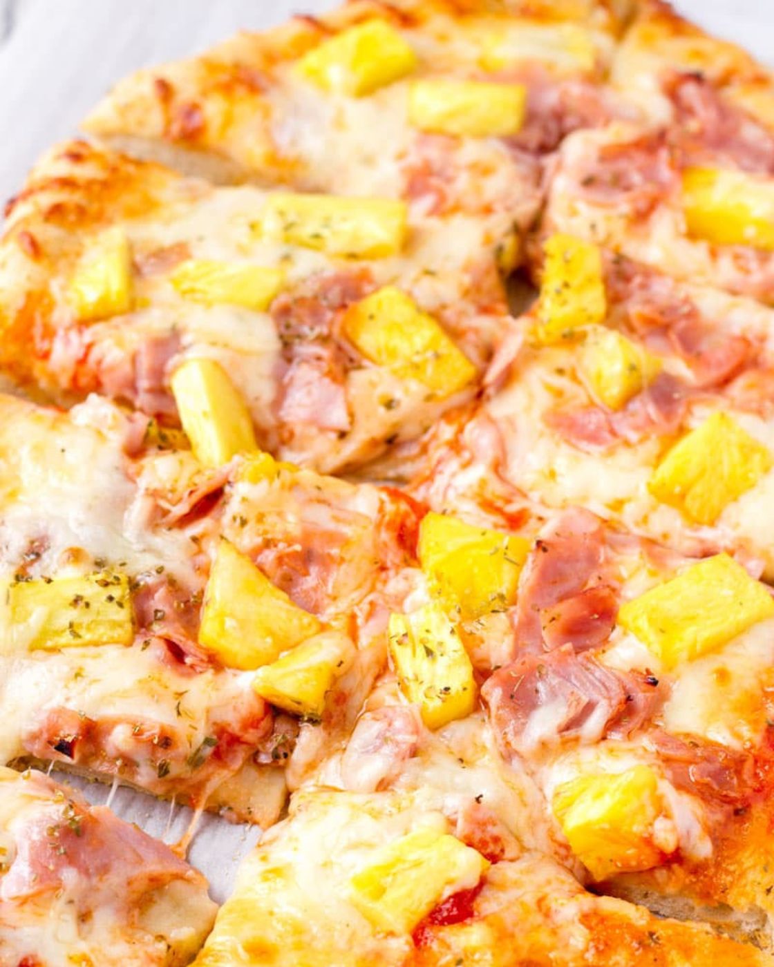 Ham and Pineapple Pizza