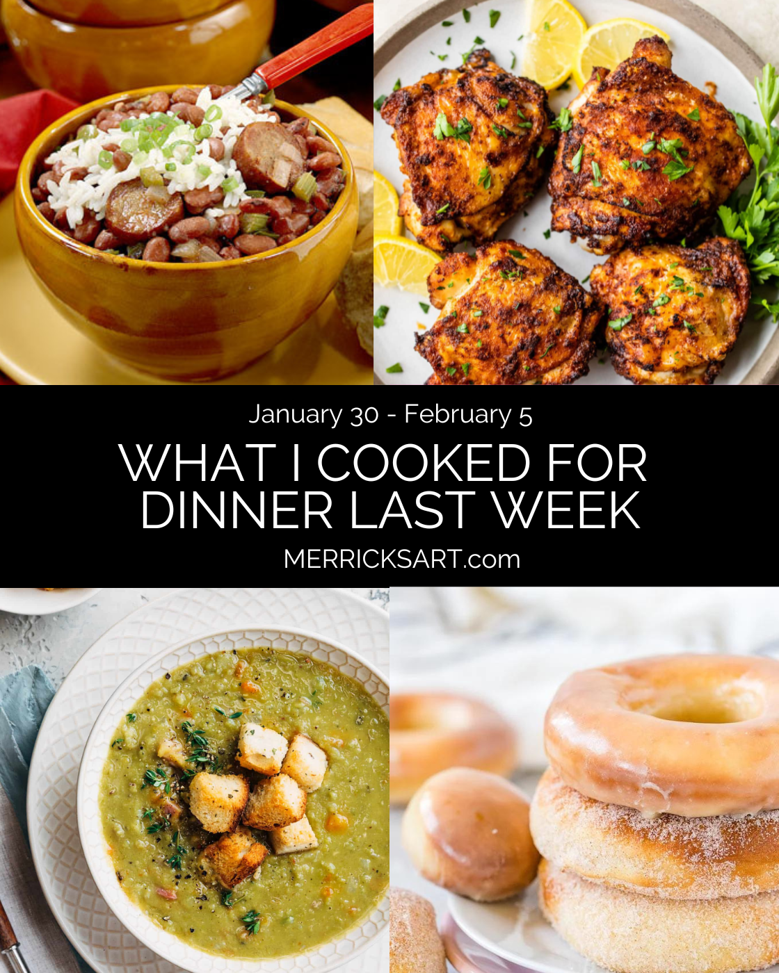 Weekly Menu Jan 29- Feb 5