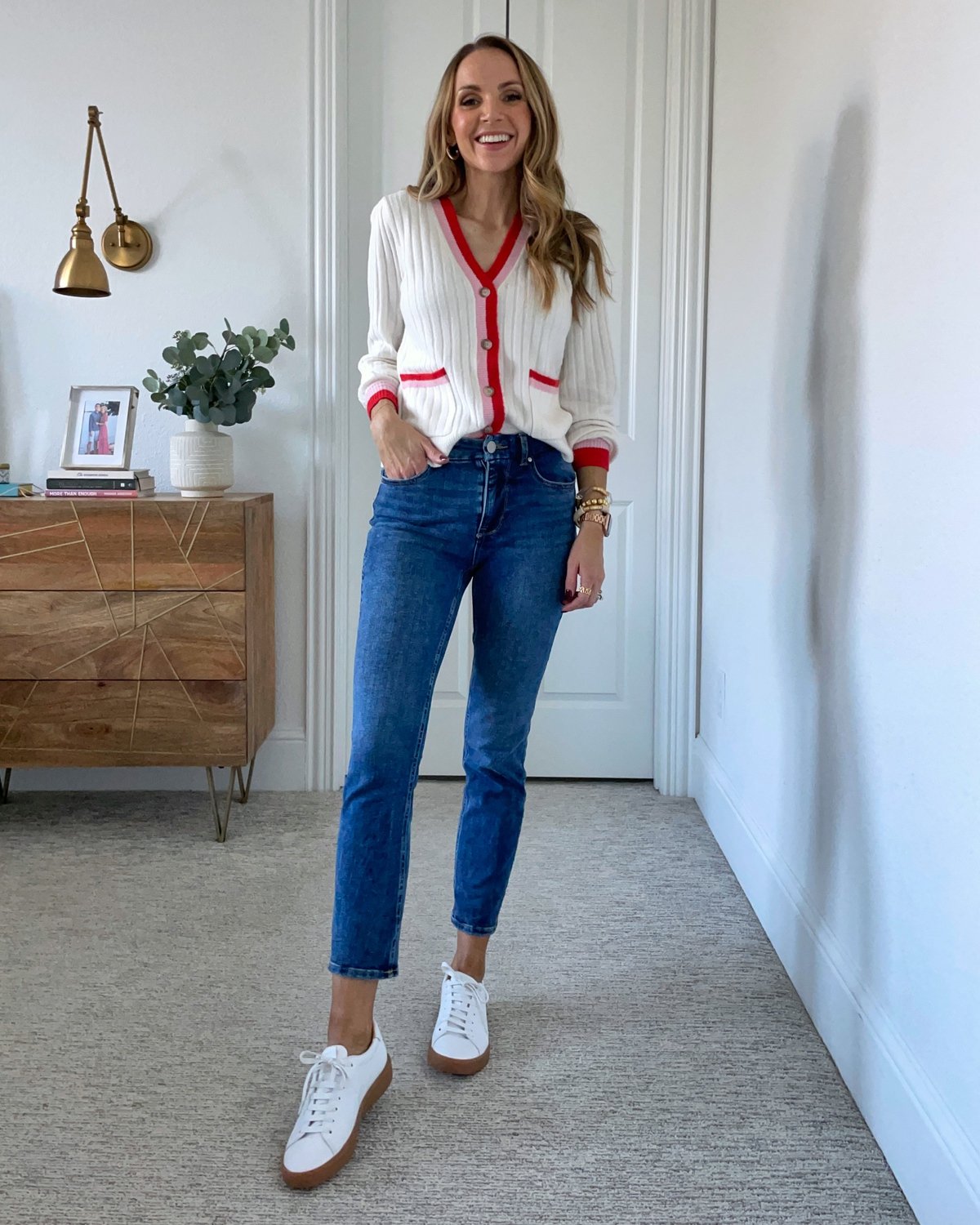 Valentine's Sweater Blue Jeans