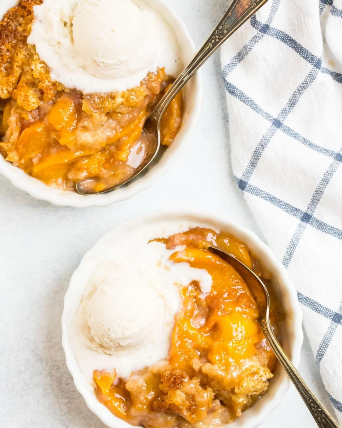 peach cobbler