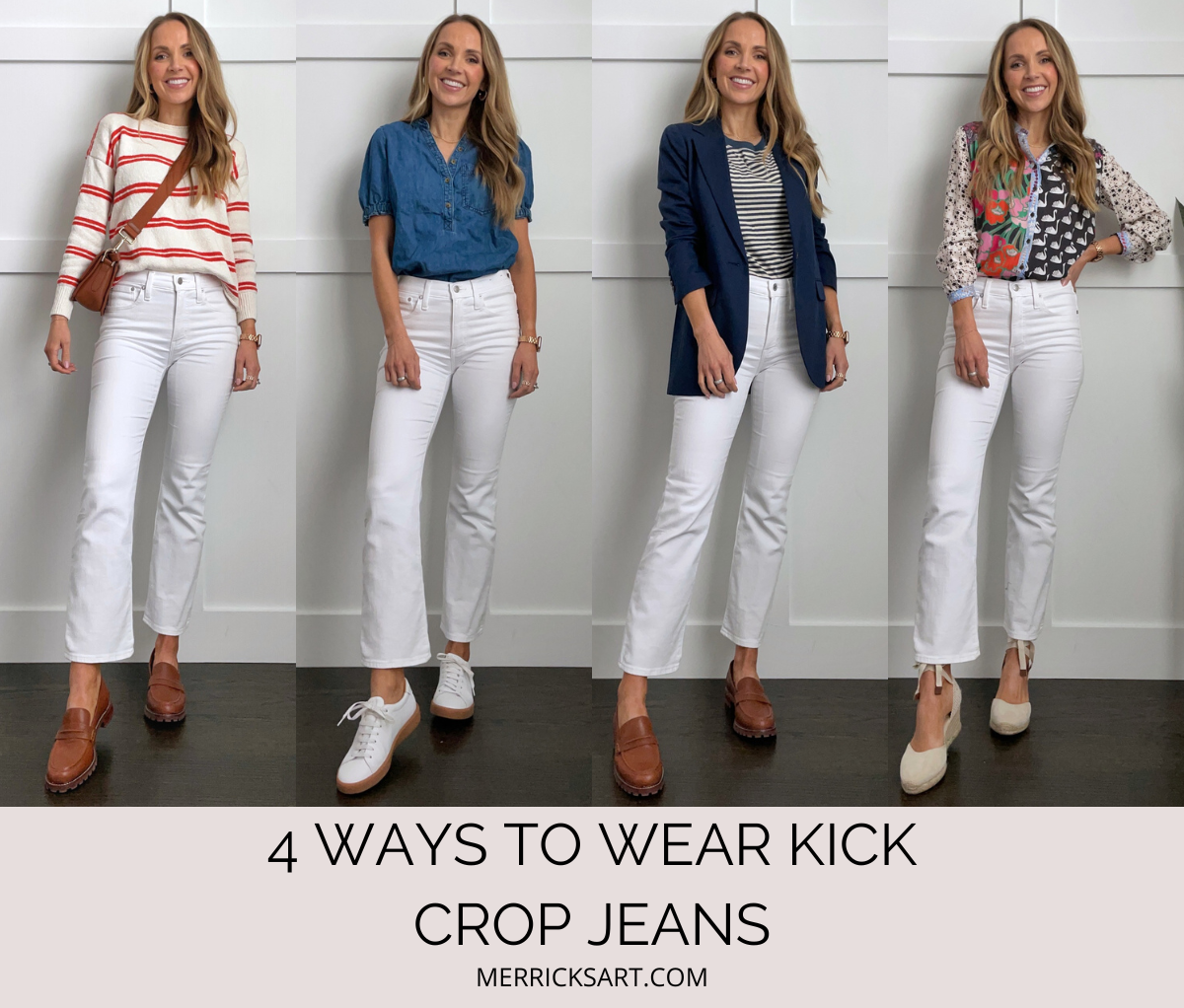 4 Ways to Wear Kick Crop Jeans