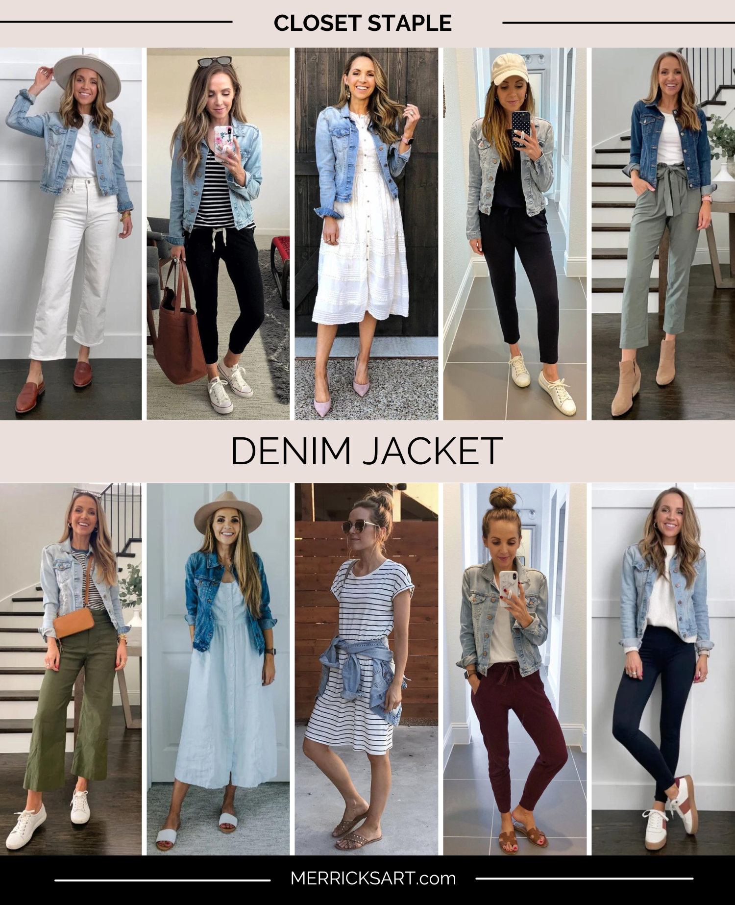 denim jacket closet staple