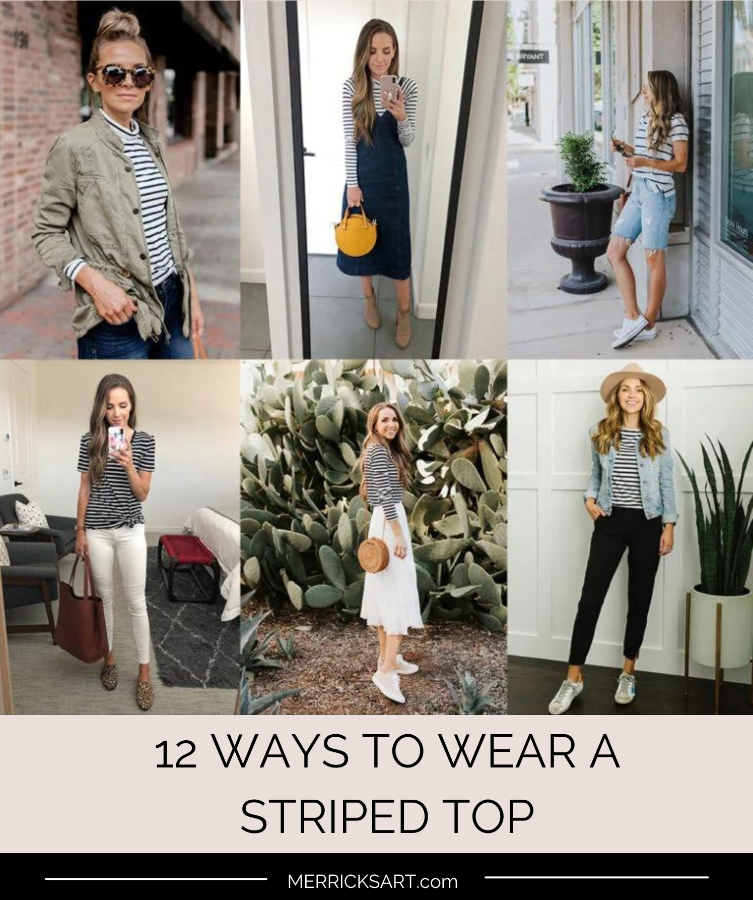 12 ways to wear a striped top