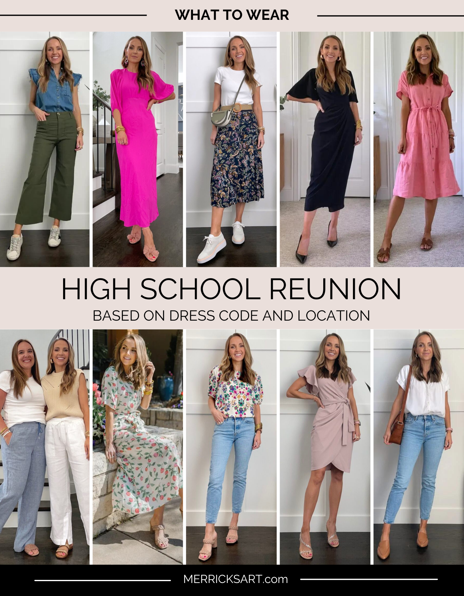 what to wear to a high school reunion