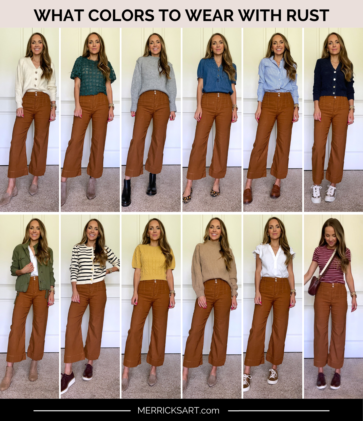 What Colors to Wear With Rust