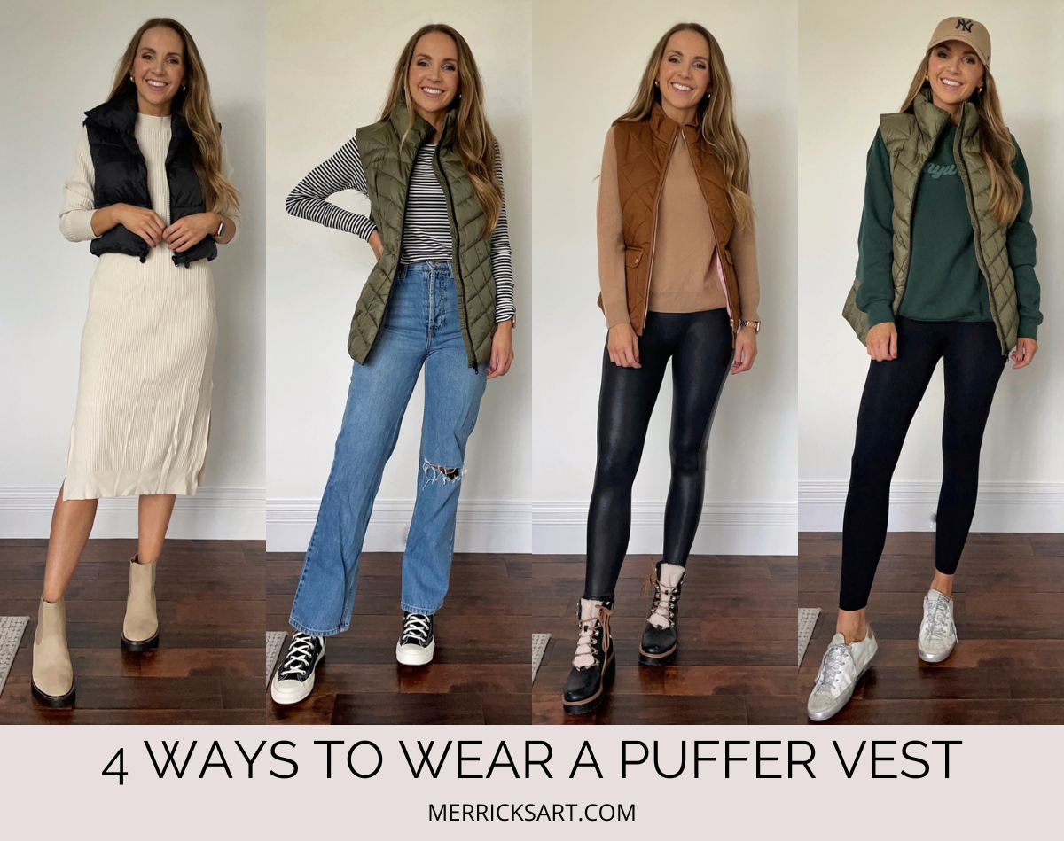 4 Ways to wear a puffer vest