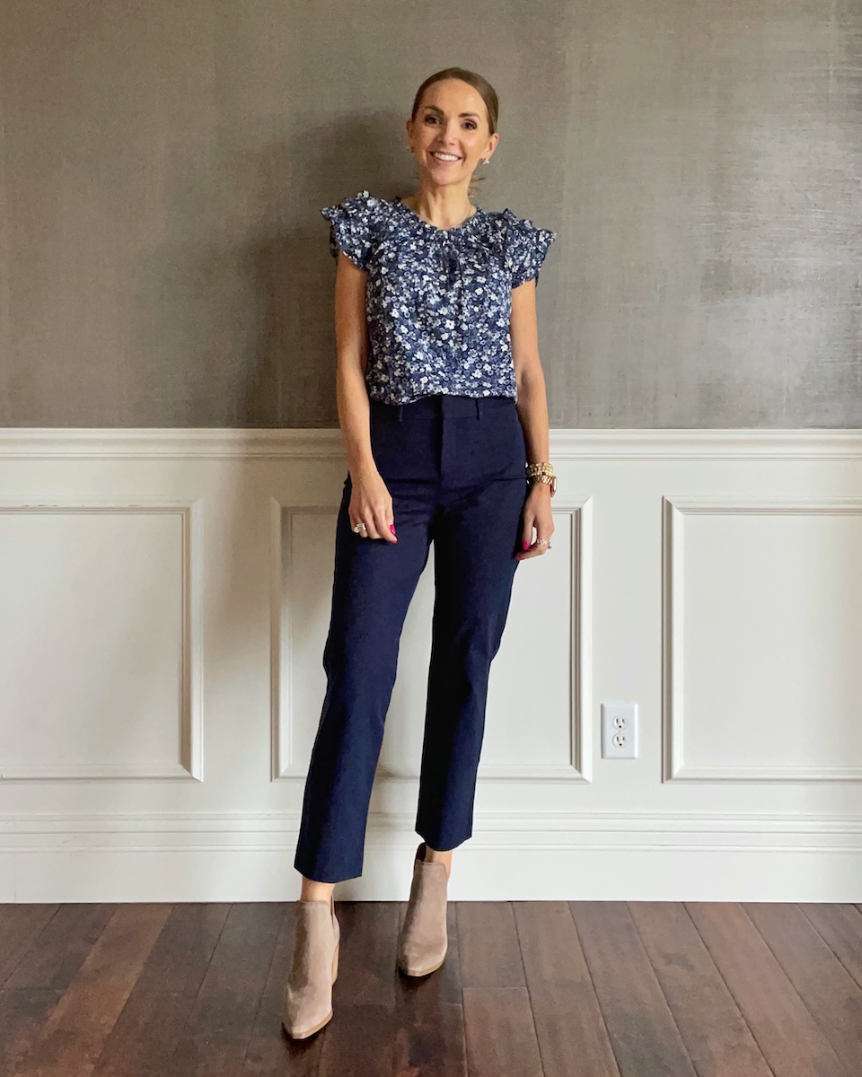 dress pants with ankle boots