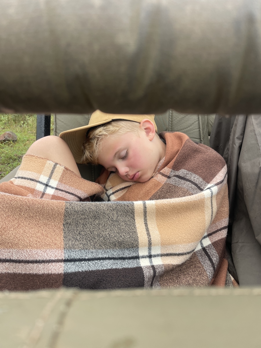 sanny sleeping safari