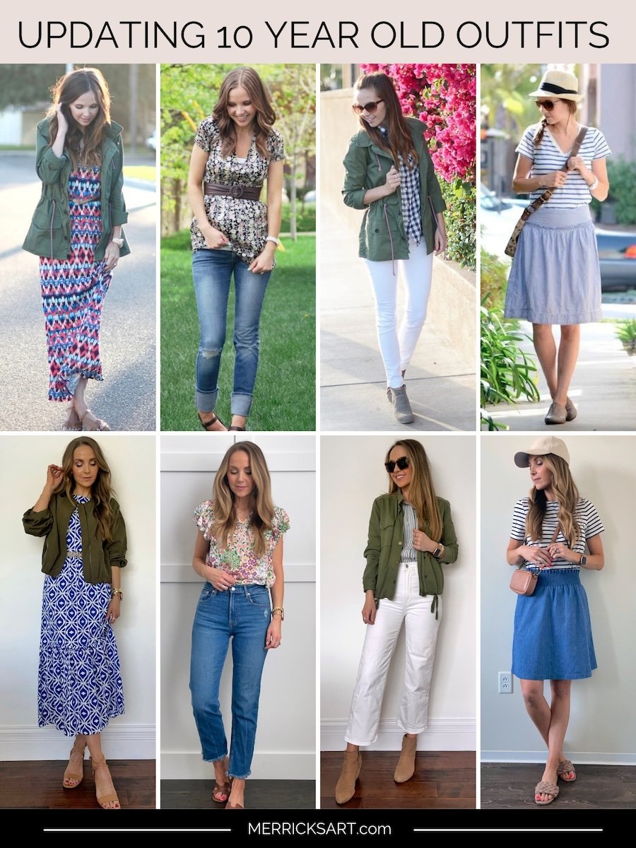 updating outfits 10 years later