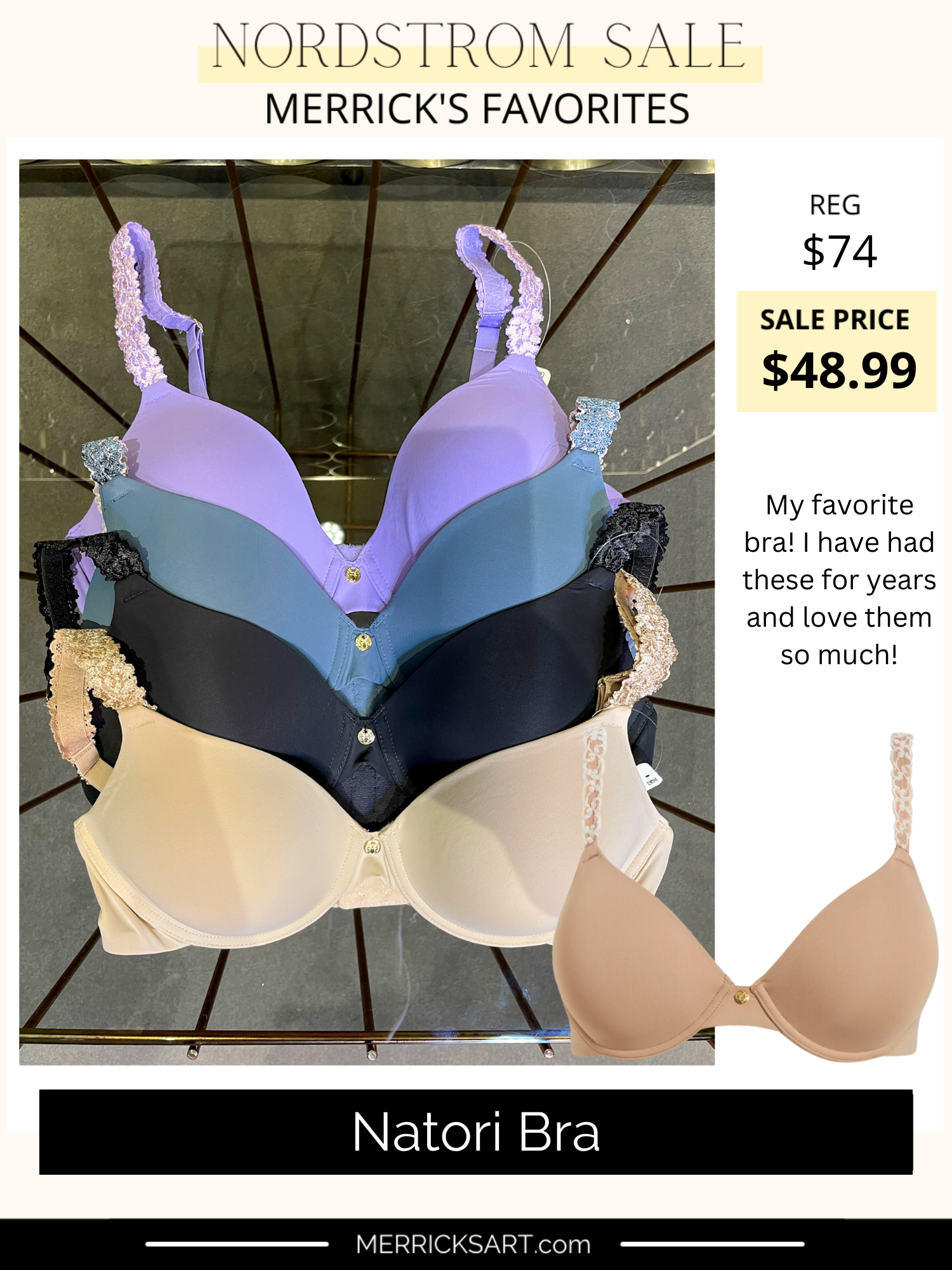 Merrick's Nordstrom Favorites: Natori Bra