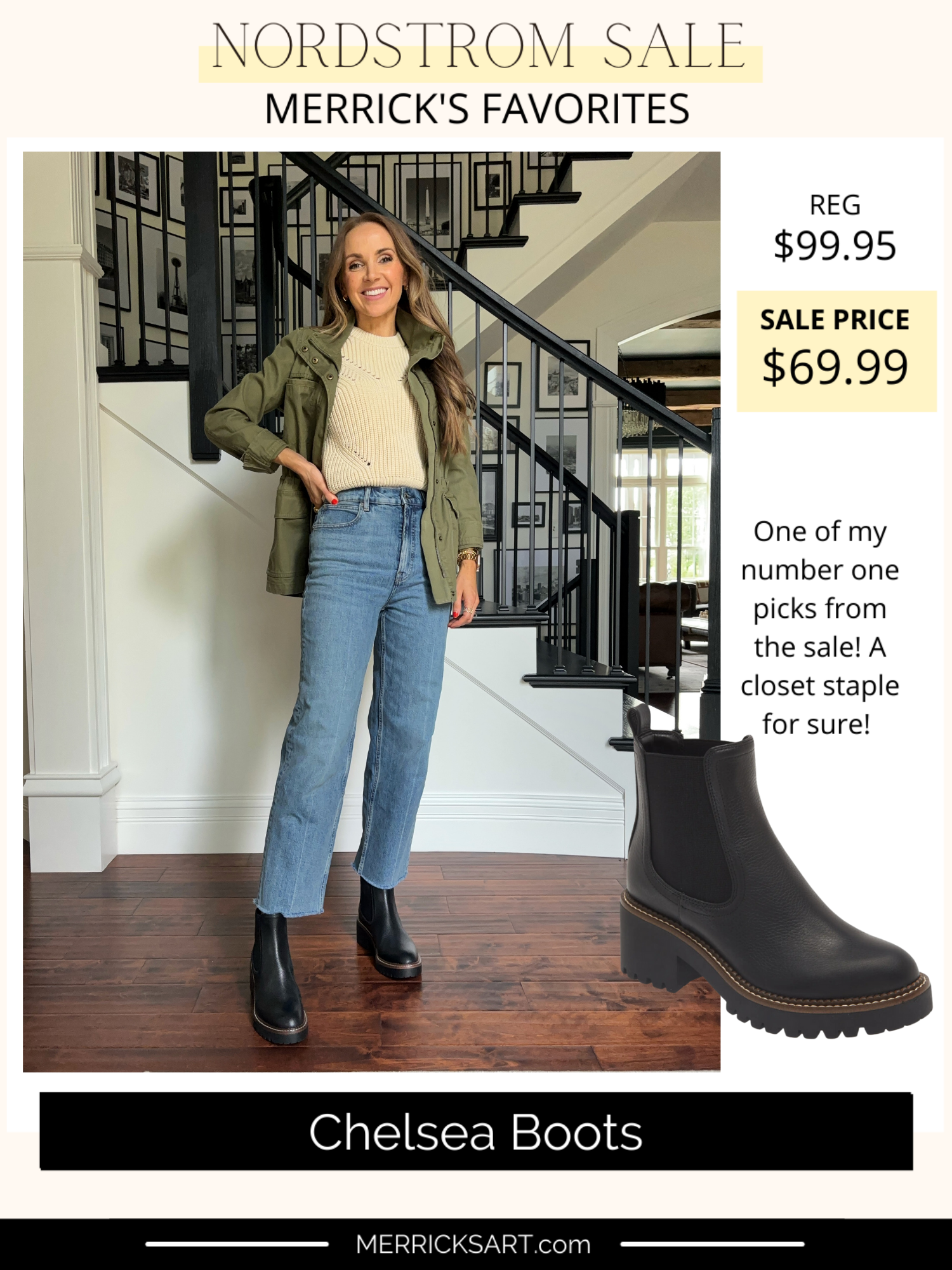Merrick's Nordstrom Sale Favorites: Chelsea Boots
