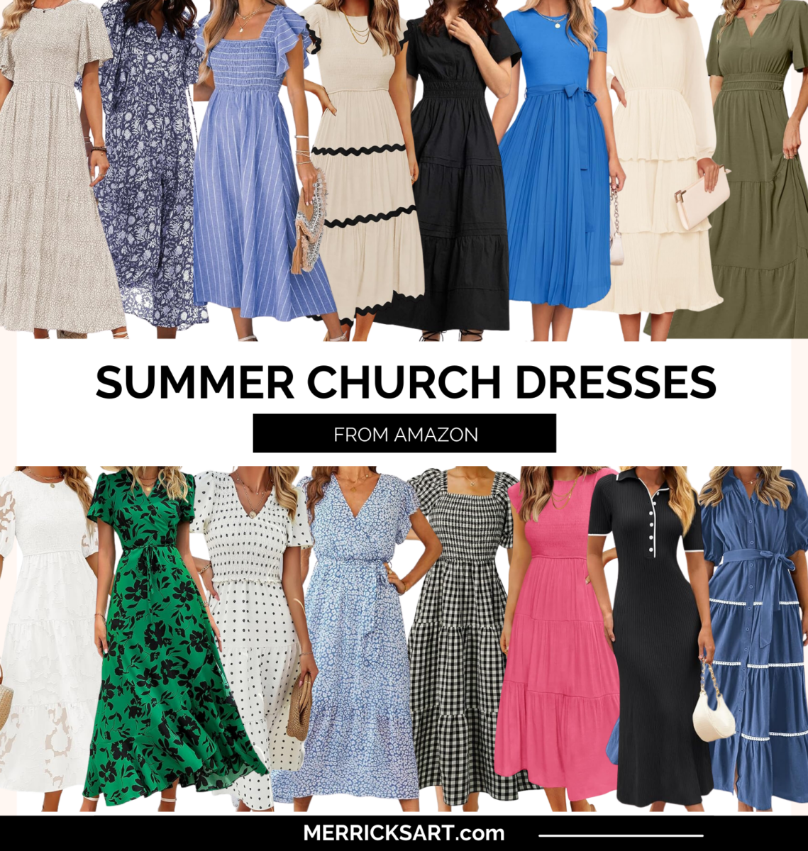 Summer church dress round up amazon favorites