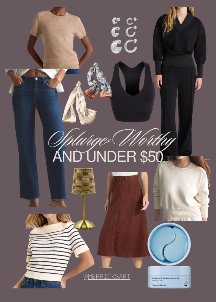 splurge worthy and under $50